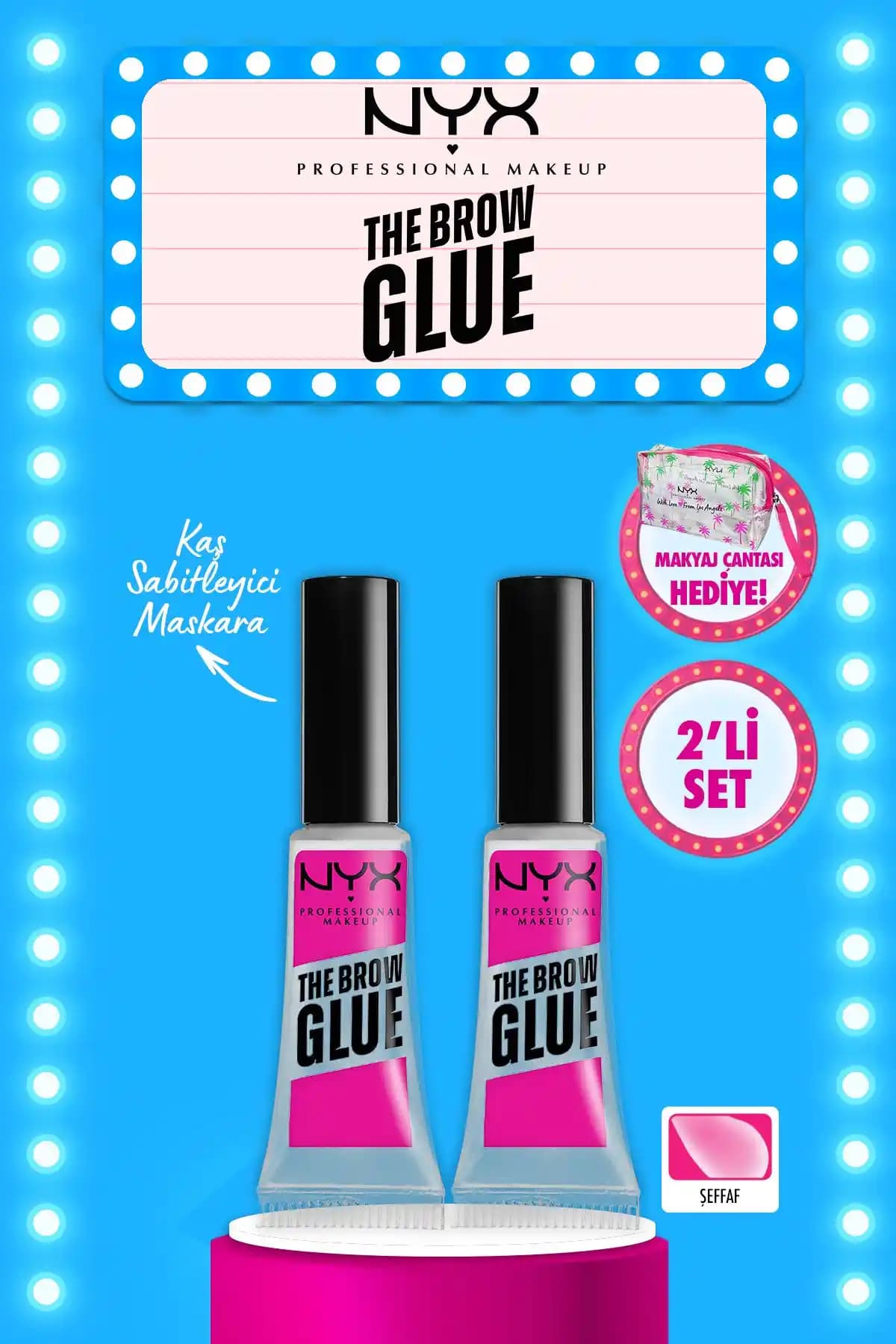 NYX Professional Makeup 2'li The Brow Glue Kaş Sabitleyici İncelemesi ve Kullanıcı Yorumları