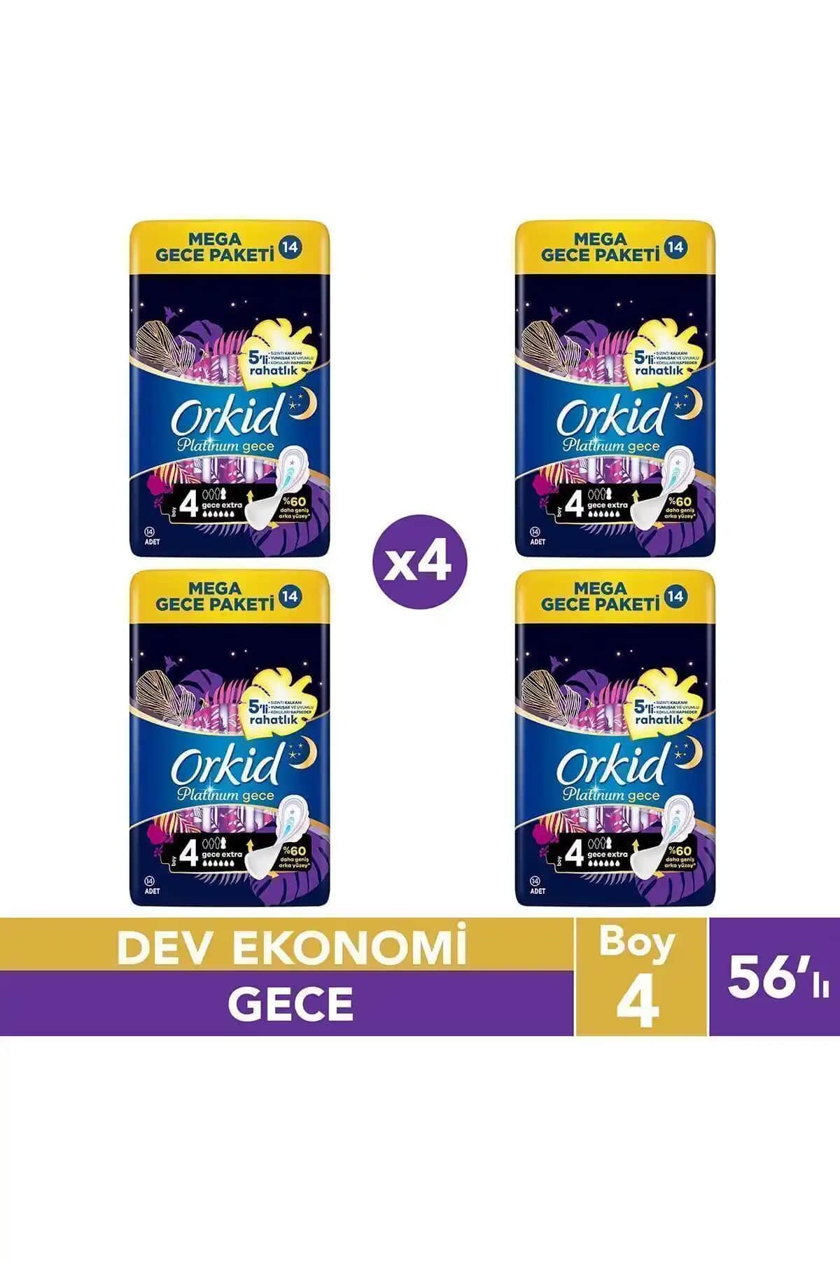 Orkid Platinum ve Orkid Ultra Gece Ekstra Max Pedleri Karşılaştırması