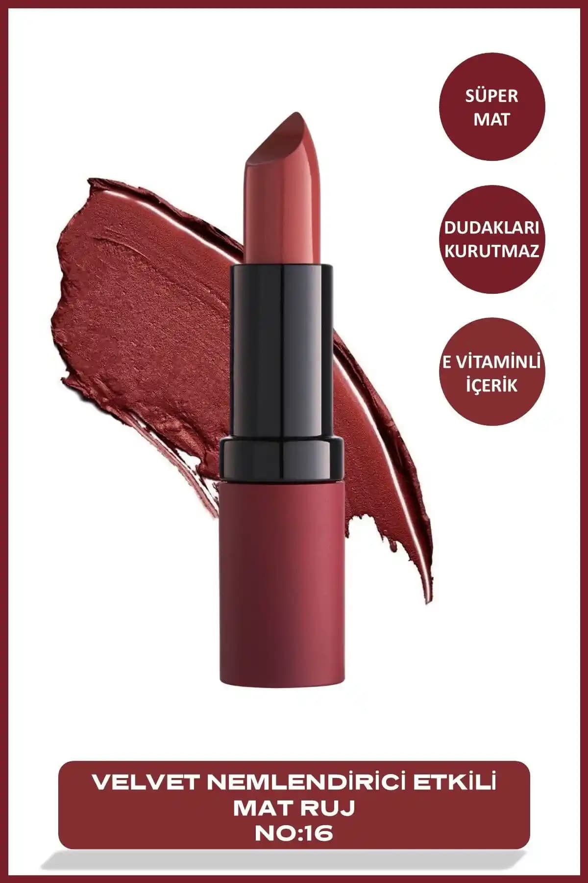 Golden Rose Velvet Matte Ruj Karşılaştırması: No 16 Velvet Teddy ve No 27 Vintage Pink