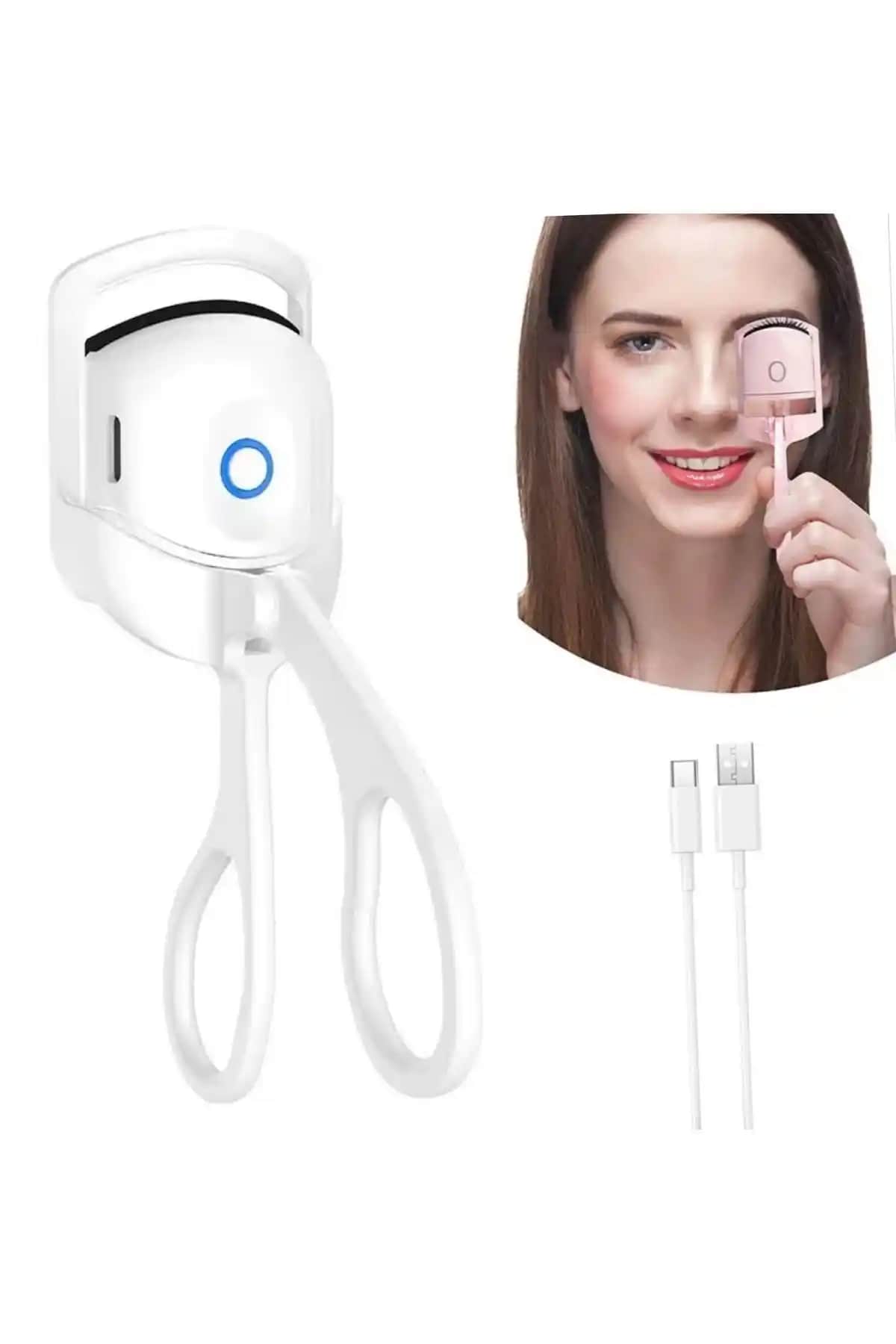 Synee Taşınabilir Elektrikli Kirpik Kıvırıcı: Hafif ve Pratik Makyaj Aletleri