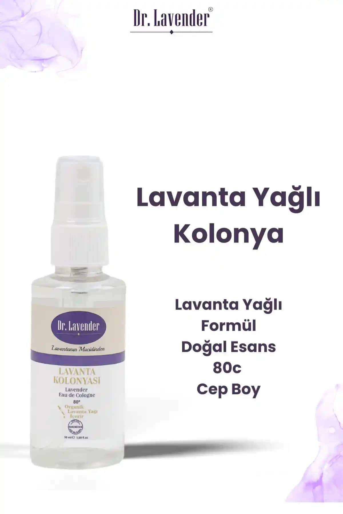 GALLİPOLİ Lavanta Kolonyası Doğal ve Ferahlatıcı Organik Lavanta Esansiyel Yağıyla