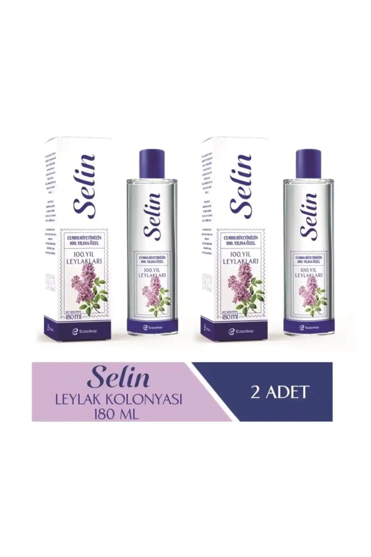Selin Parfümlü Leylak Kolonya 360 ML Çift Paket Kalıcı ve Ferahlatıcı Koku