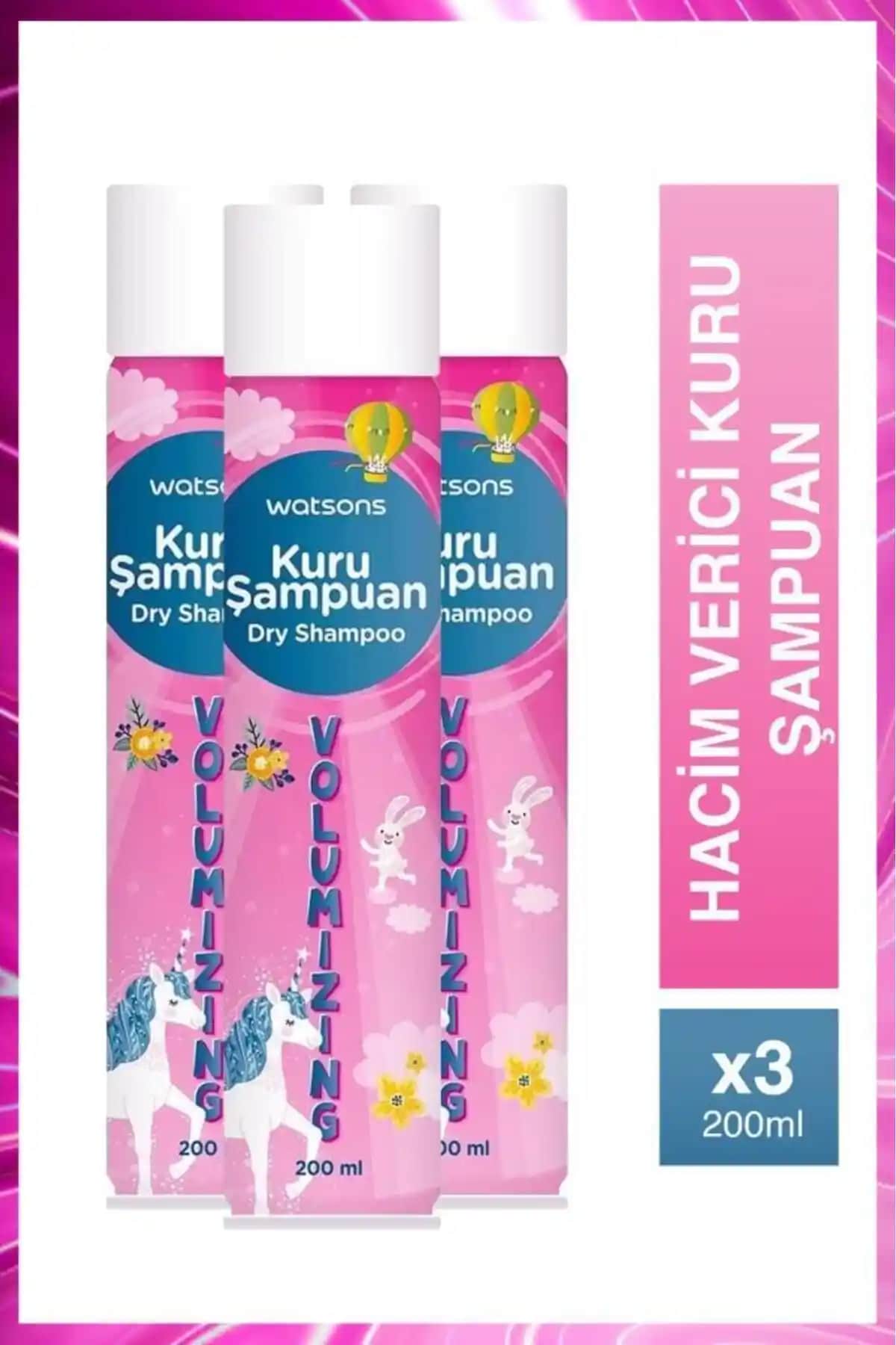 Watsons Hacim Verici Kuru Şampuan: Hızlı ve Etkili Saç Dolgunluğu Sağlayan Ürün