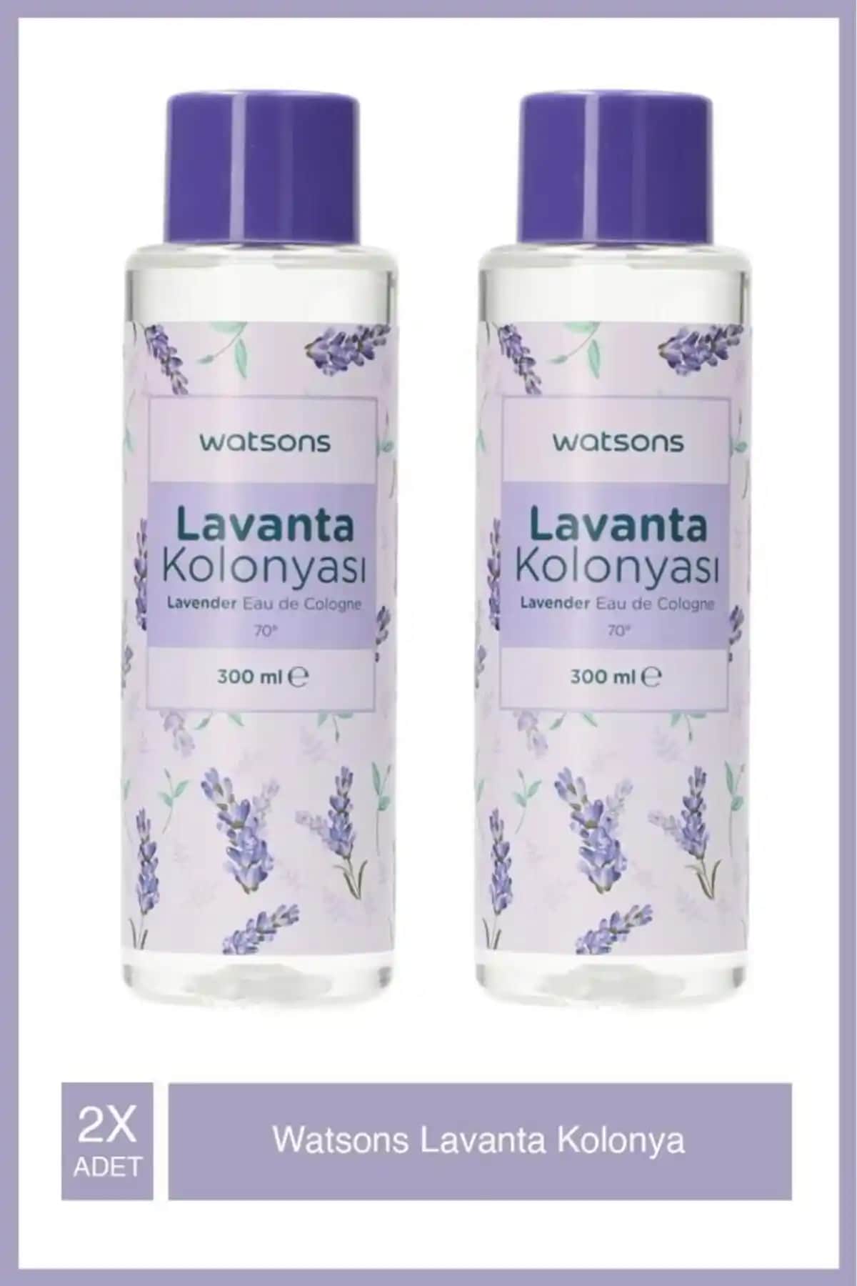 Watsons Lavanta Kokulu Kolonya: Kalıcı ve Ferahlatıcı 300 ml Hijyen Ürünü