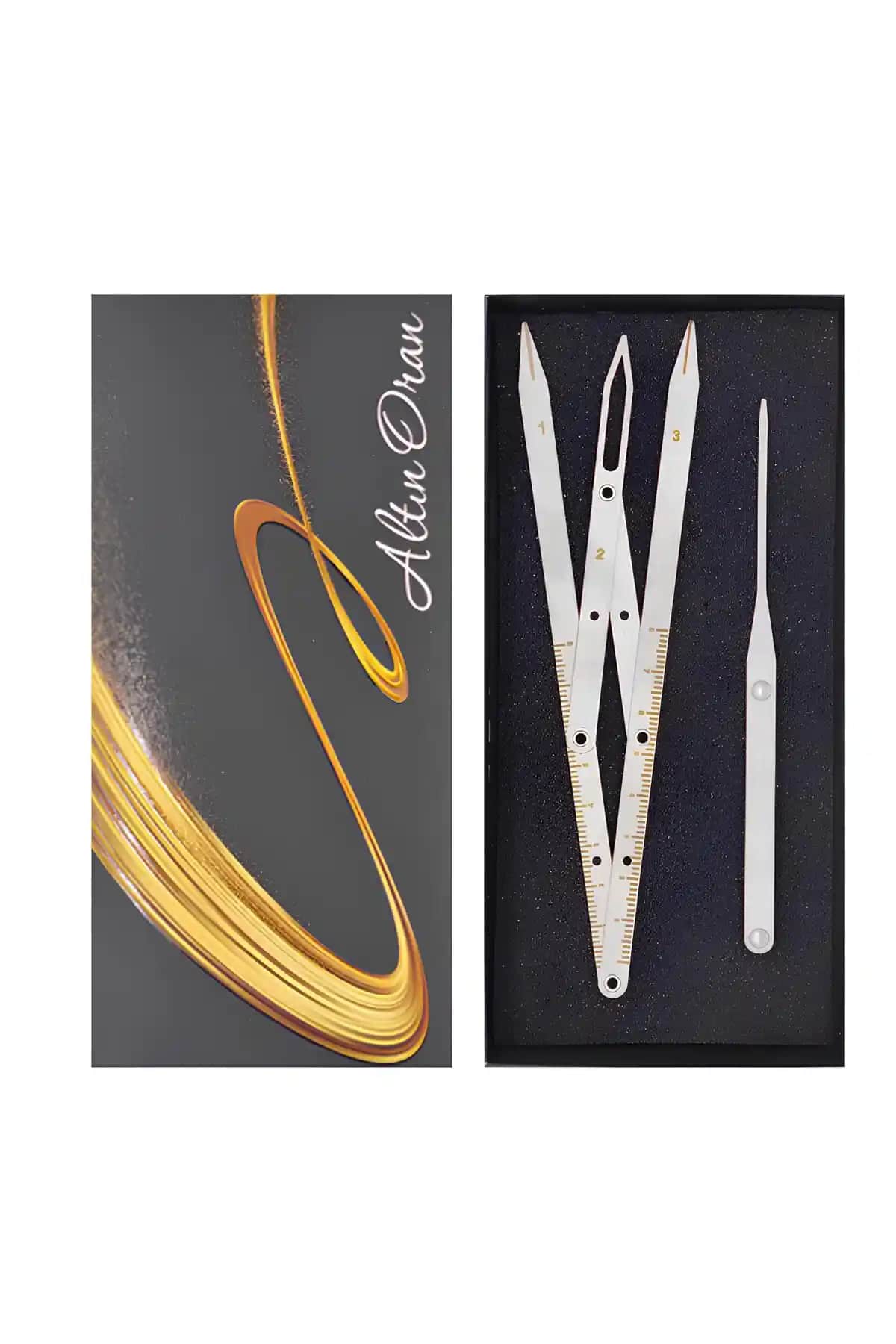 Kalıcı makyaj ve microblading için hassas ölçüm cetveli, dayanıklı ve kullanışlı araç