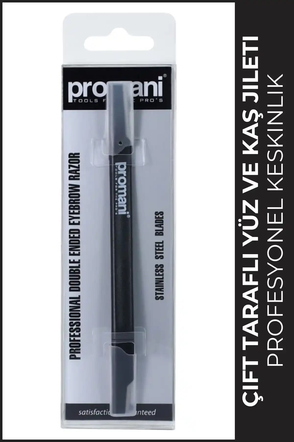 Promani Profesyonel Çift Taraflı Kaş Usturası Yüz Bakımı İçin Güvenilir ve Pratik Bir Araç
