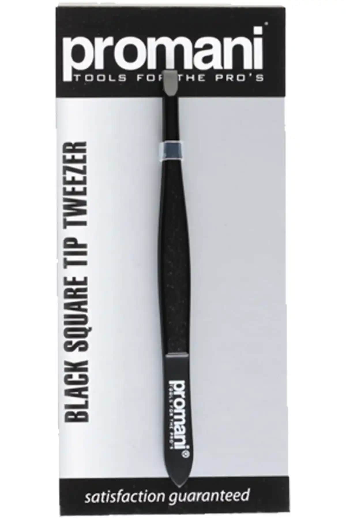 Promani Siyah Düz Uçlu Cımbız: Hassas ve Etkili Tüy Çekimi İçin Güvenilir Bir Seçenek