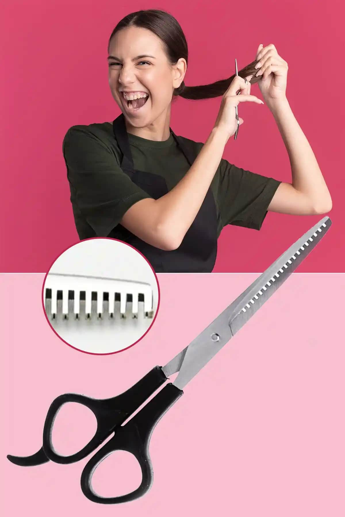 Un Navigem Berber Kuaför Ara Makası 6 cm ile Profesyonel Saç Kesiminde Yeni Bir Dönem