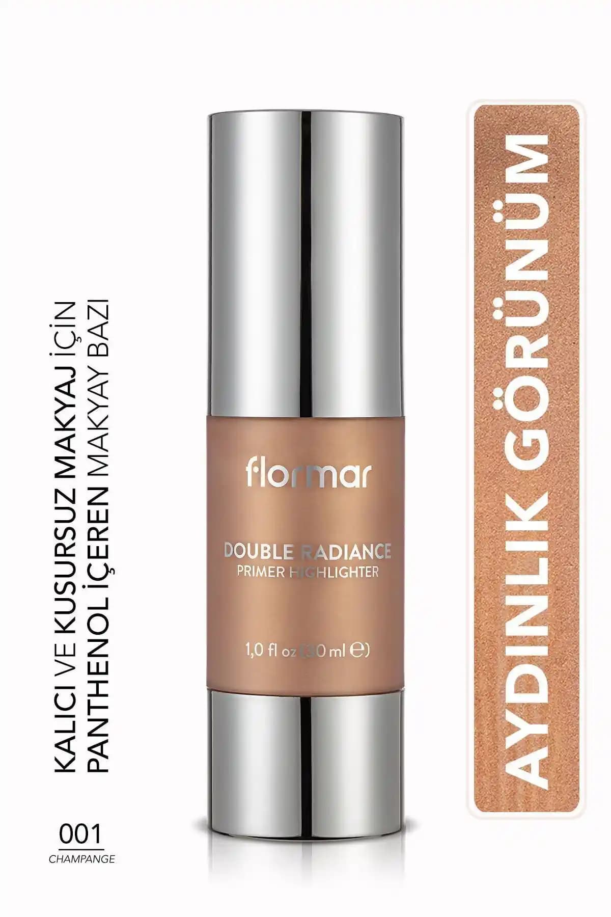 Flormar Işıltı Veren Makyaj Bazı (Şampanya) - Doğal ve Parlak Görünüm Sağlayan Ürün