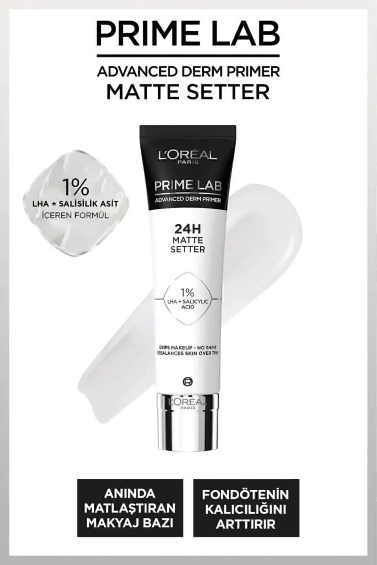 L'Oréal Paris Prime Lab Matte Setter: Mat ve Kalıcı Makyaj Bazı Özellikleri