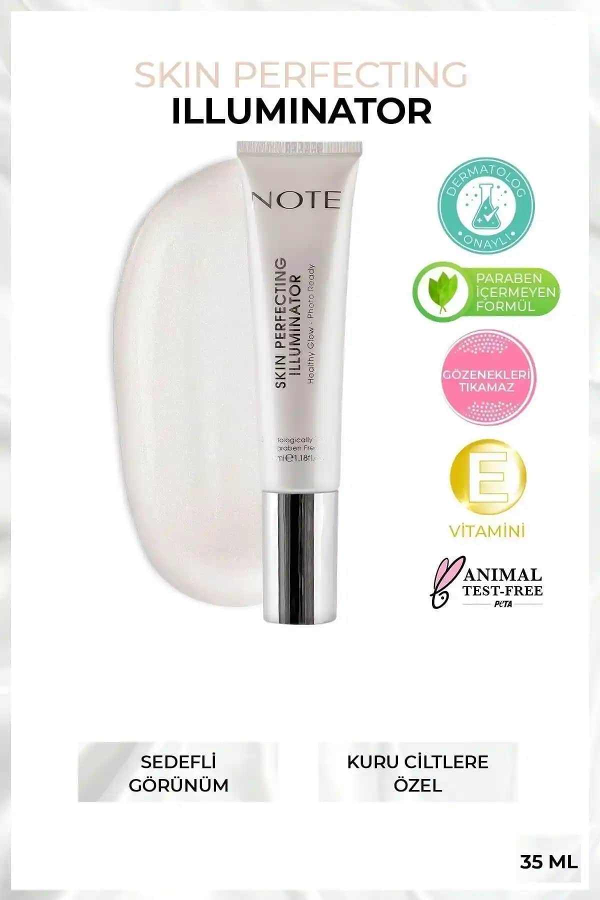 Note Cosmetics Skin Perfecting Illuminator ile doğal ışıltıyı yakalayın