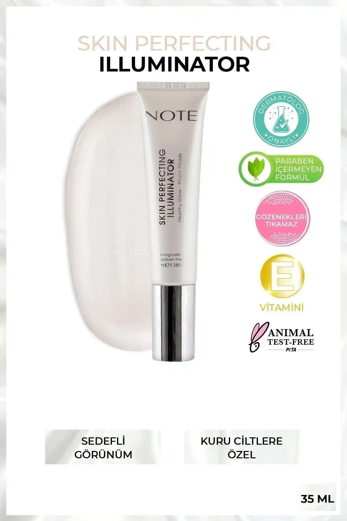 Note Cosmetics Skin Perfecting Illuminator ile doğal ışıltıyı yakalayın