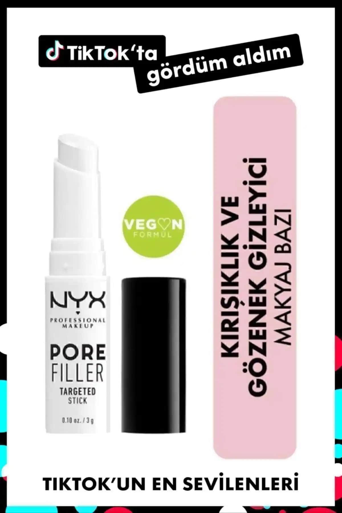 NYX Pore Filler Stick: Geniş Gözenekler ve Parlama Sorunları İçin Etkili Çözüm