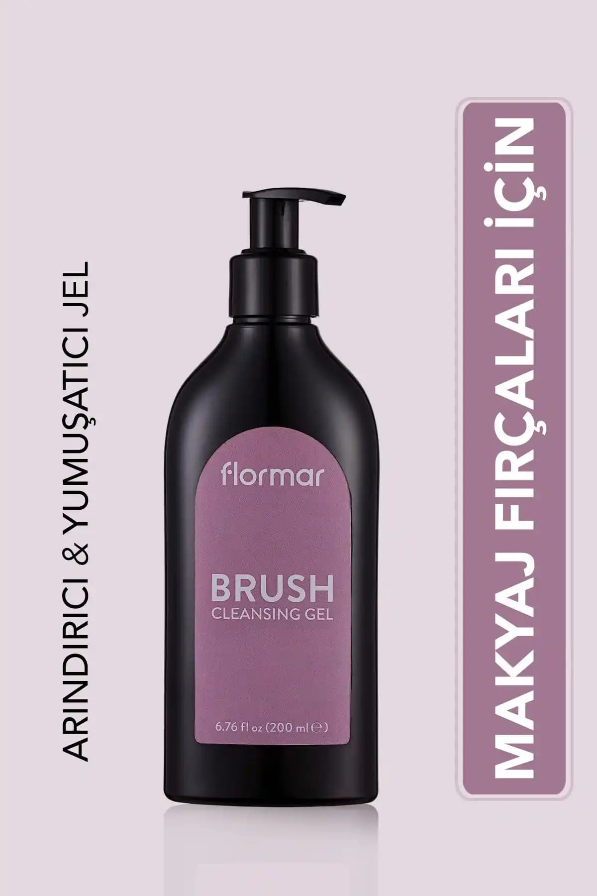 Flormar Nazik ve Güçlü Etkili Fırça Temizleme Jeli ile makyaj fırçalarınızı hijyenik tutun