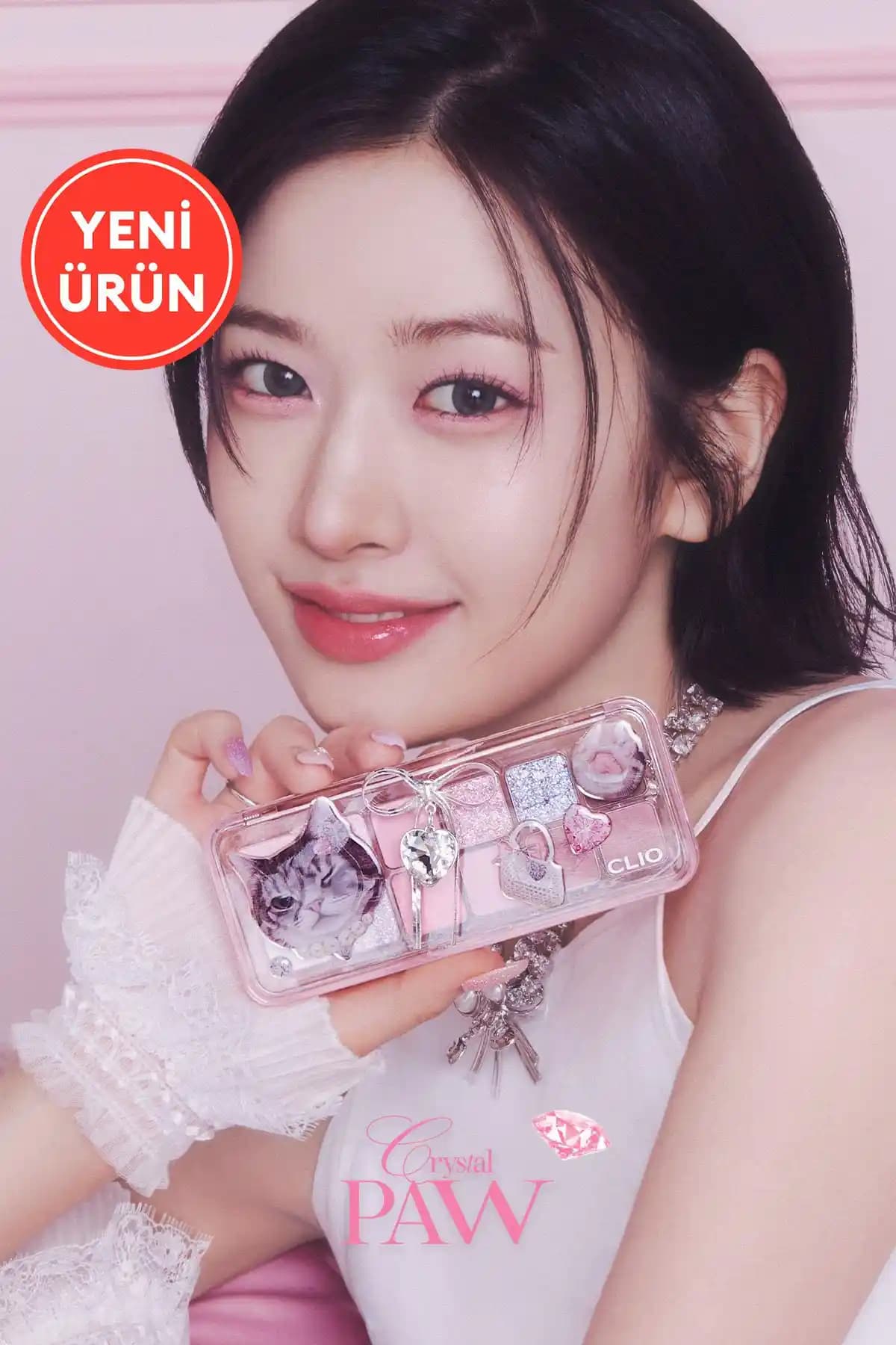 CLIO Pro Eye Palette Air 12 Renkli Işıltılı Göz Farı Paleti Günlük ve Özel Makyajlar İçin