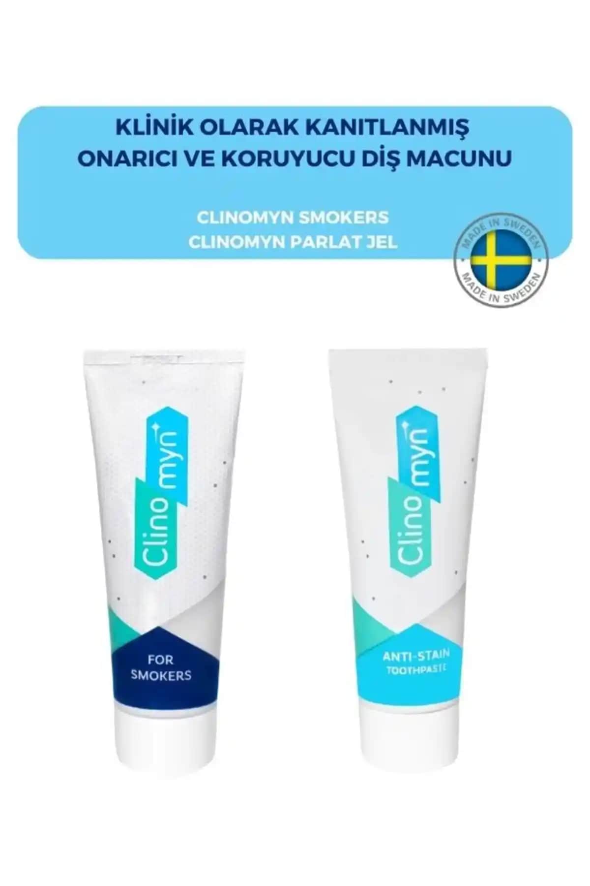 Clinomyn Fresh Diş Beyazlatan ve Parlatan Jel Diş Macunu Karşılaştırması