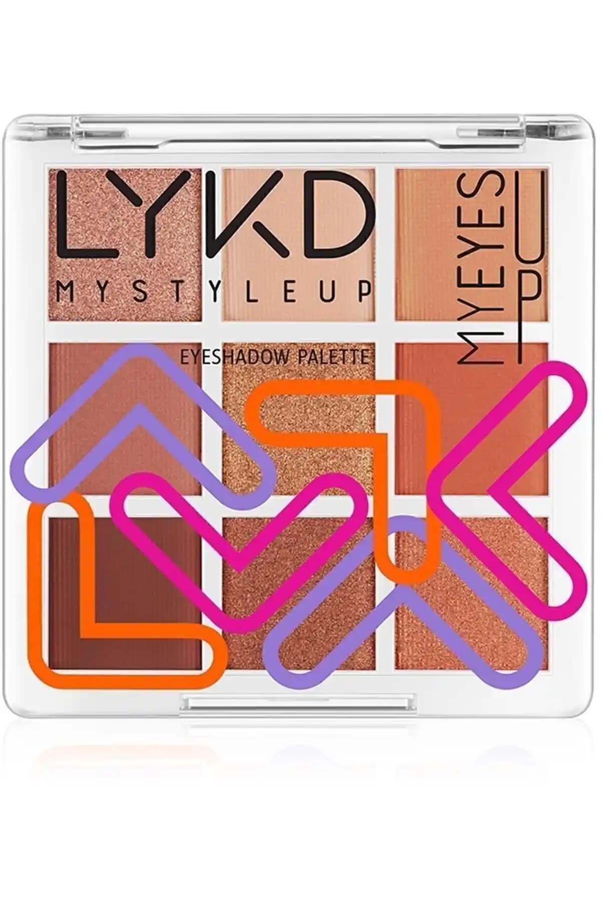 Lykd 9'lu Far Paleti 155 New Nude ile çeşitli makyaj tarzları yaratın