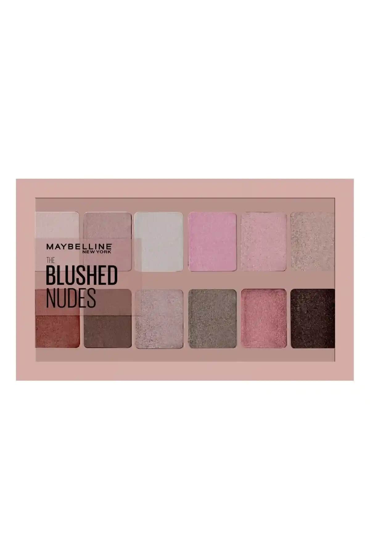 Maybelline New York The Blushed Nudes Far Paleti: Günlük ve Şık Makyajlar İçin Uygun