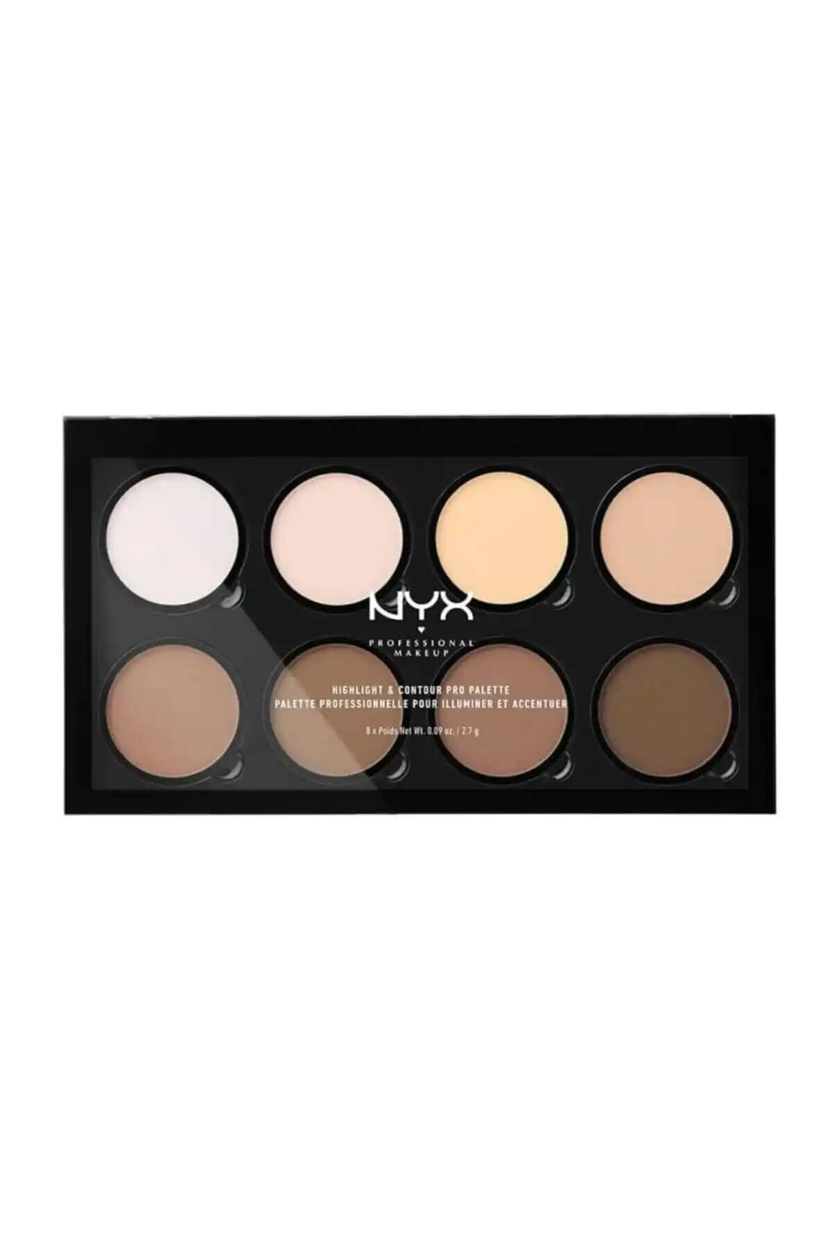 NYX Professional Makeup Highlight & Contour Paleti Yüz Şekillendirme ve Aydınlatma İçin