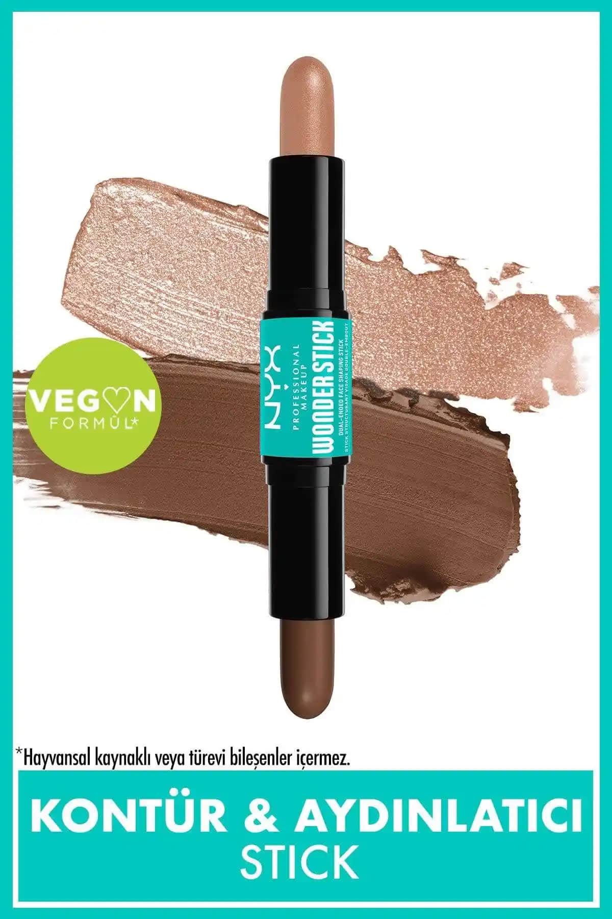 NYX Wonder Stick ile Profesyonel ve Doğal Makyaj için Çok Yönlü Kontür ve Aydınlatıcı Çözüm
