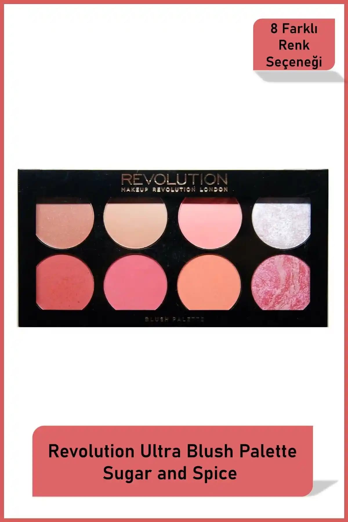 Revolution Ultra Sugar And Spice Allık Paleti: Çok Yönlü ve Sürdürülebilir Makyaj Çözümü