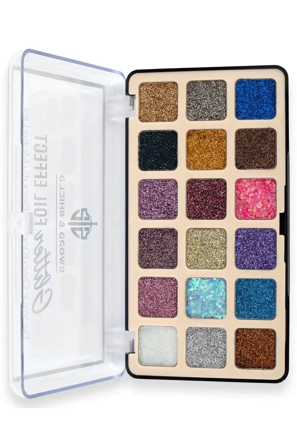 Sword & Shield 18'li Glitter Far Seti 01 Parıltılı ve Renkli Makyaj Deneyimi