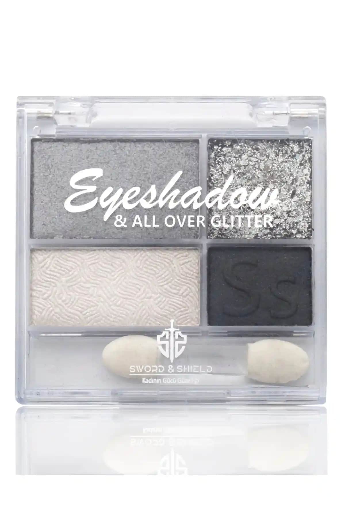 Tikatti S&s 4 Renkli Glitter Göz Farı 02: Parlak ve Renkli Makyaj Deneyimi İçin Ideal