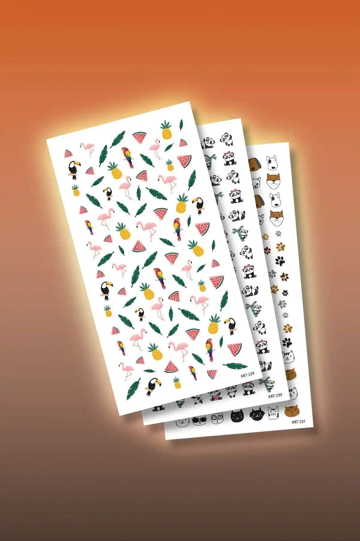 Artikel 3'lü Tırnak Dövmesi Seti: Estetik ve Kullanışlı Nail Art Çözümü