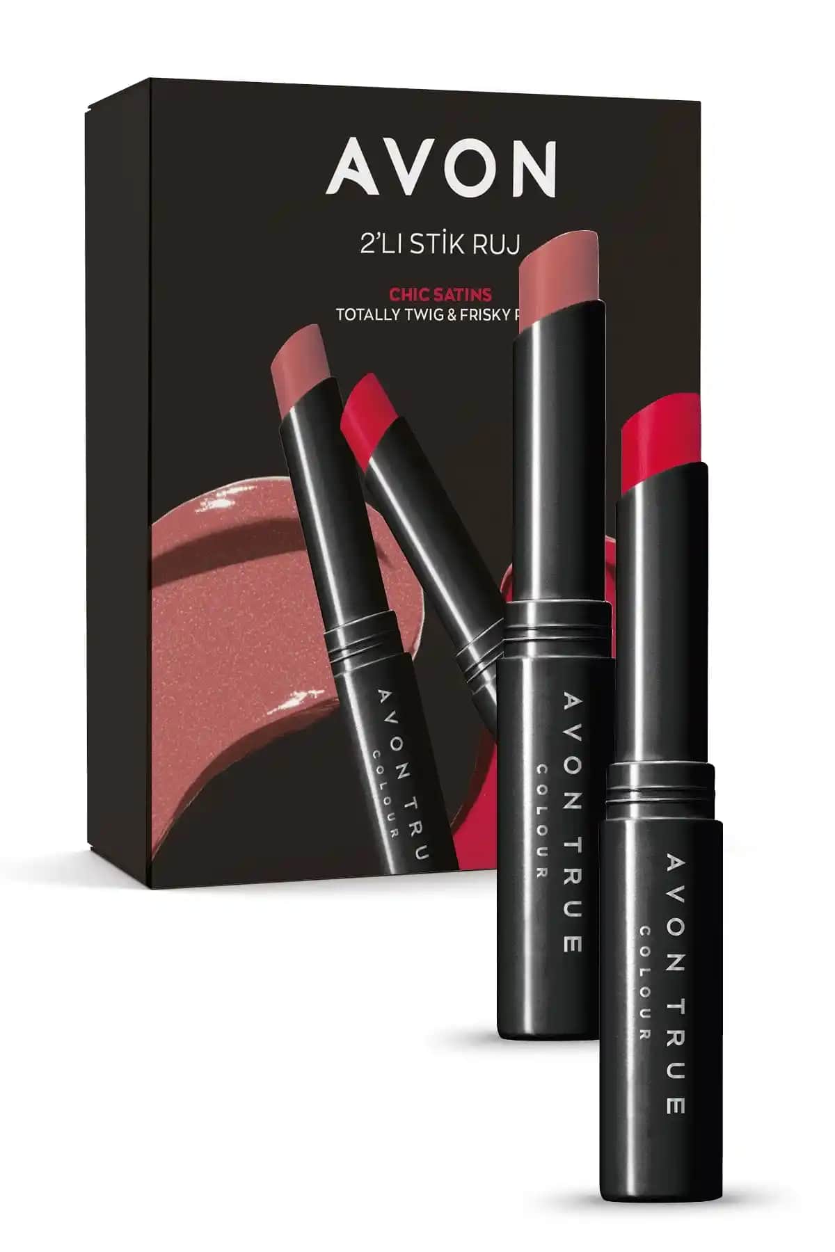 Avon 2'li Lip Stylo Seti Şık ve Parlak Dudaklar İçin Uygun Makyaj Ürünü