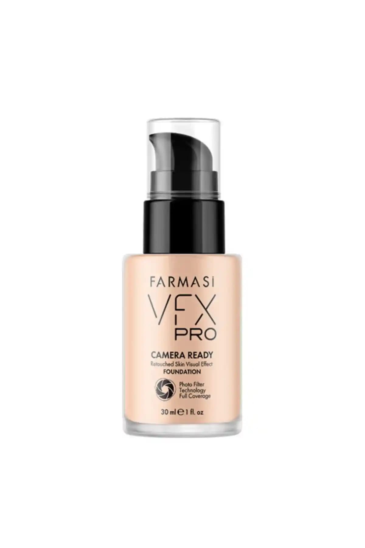 Farmasi Vfx Pro Fondöten Bıscuıt 30 ml yüksek kapatıcılık ve mat görünüm sağlayan ürün
