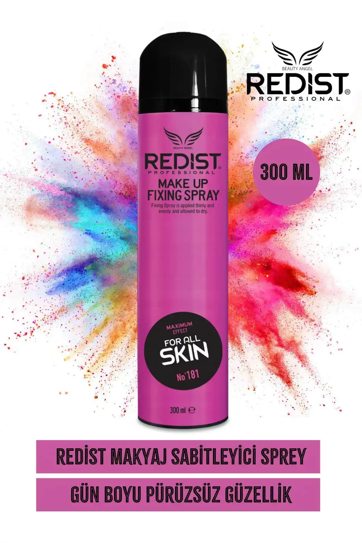 Redist Makyaj Sabitleyici Sprey 300 ml ile Gün Boyu Taze ve Kalıcı Makyaj Sağlayın