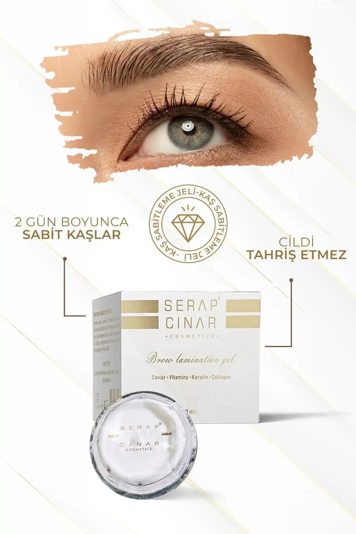 Serap Çınar Cosmetics Kaş Sabitleyici Wax: Doğal ve Güçlü Bakım Sağlayan Ürün