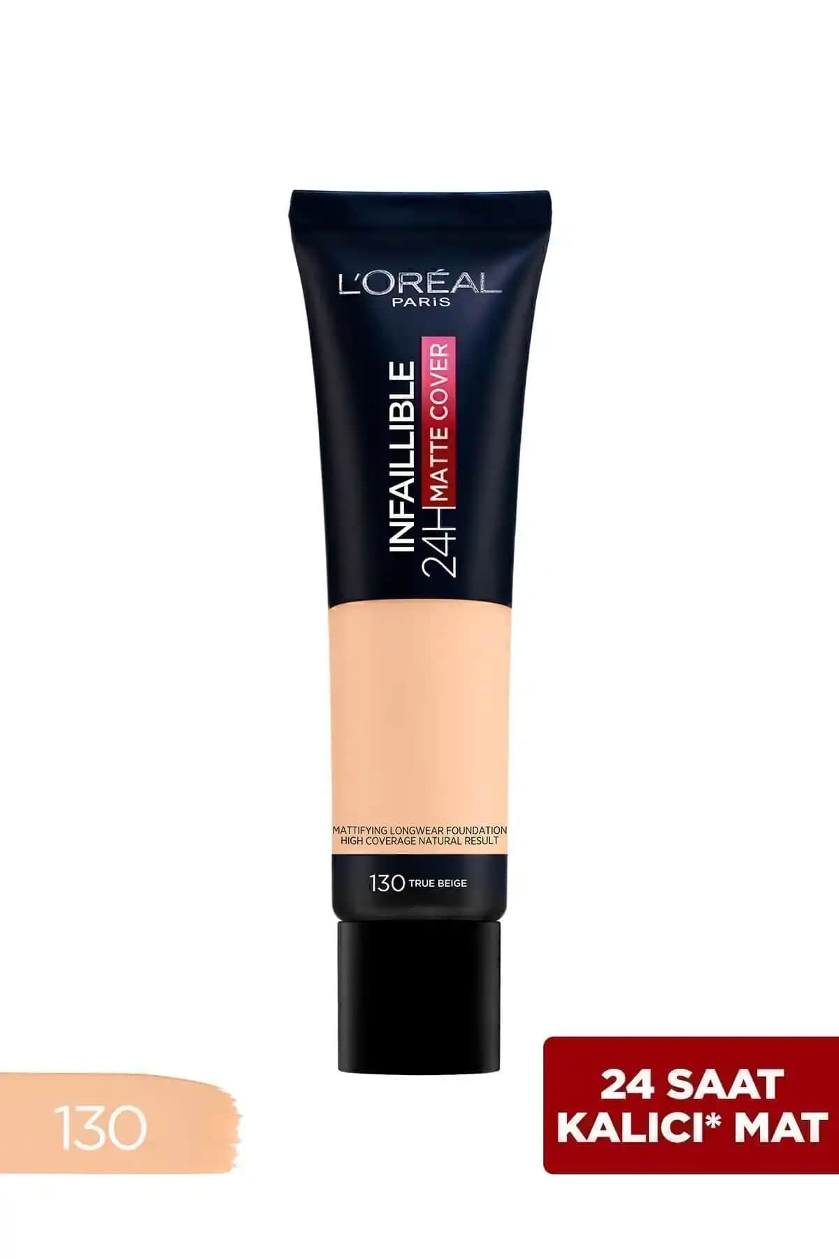 L'Oreal Paris Infaillible 24h Matte Cover Fondöten: Yüksek Kapatıcılık ve Uzun Süreli Mat Bitiş