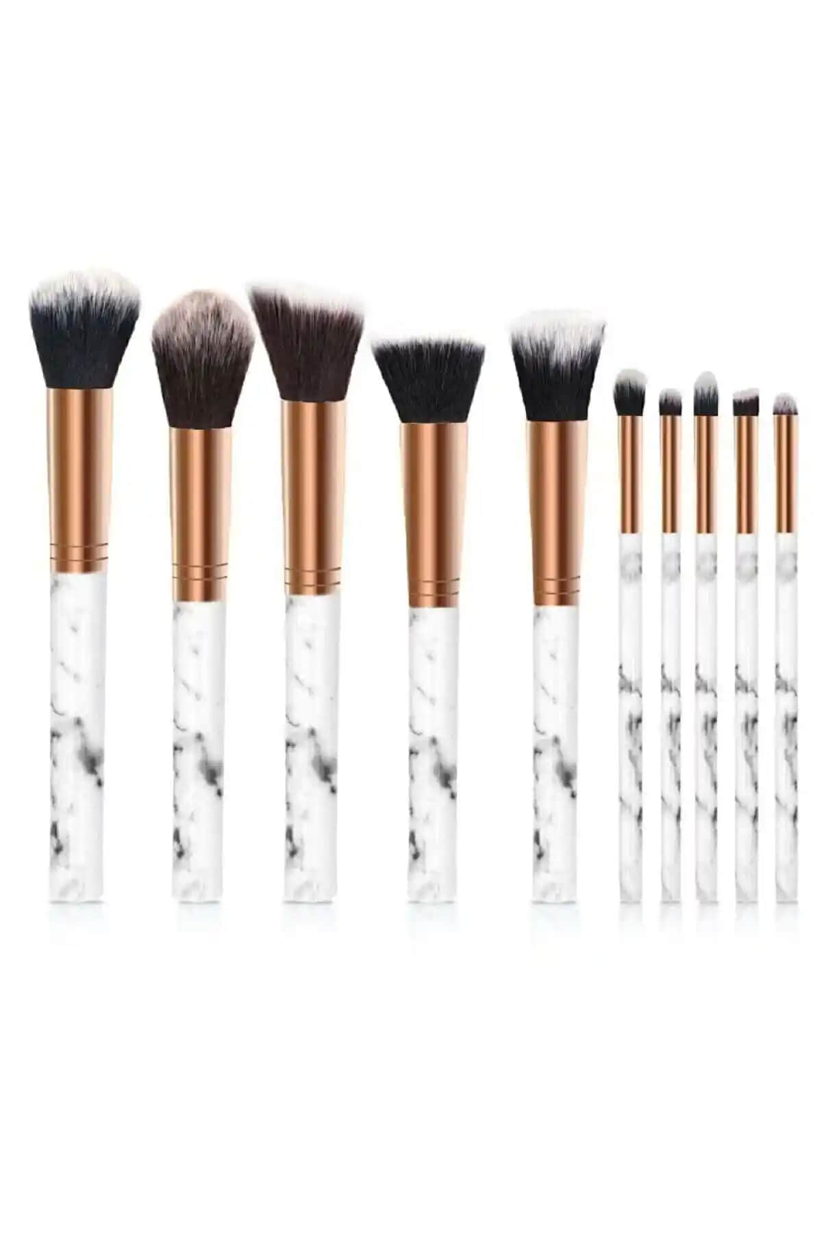 MUJGAN 10'lu Makyaj Fırça Seti: Şık Tasarım ve Yüksek Kalite ile Makyaj Deneyimini Geliştirin
