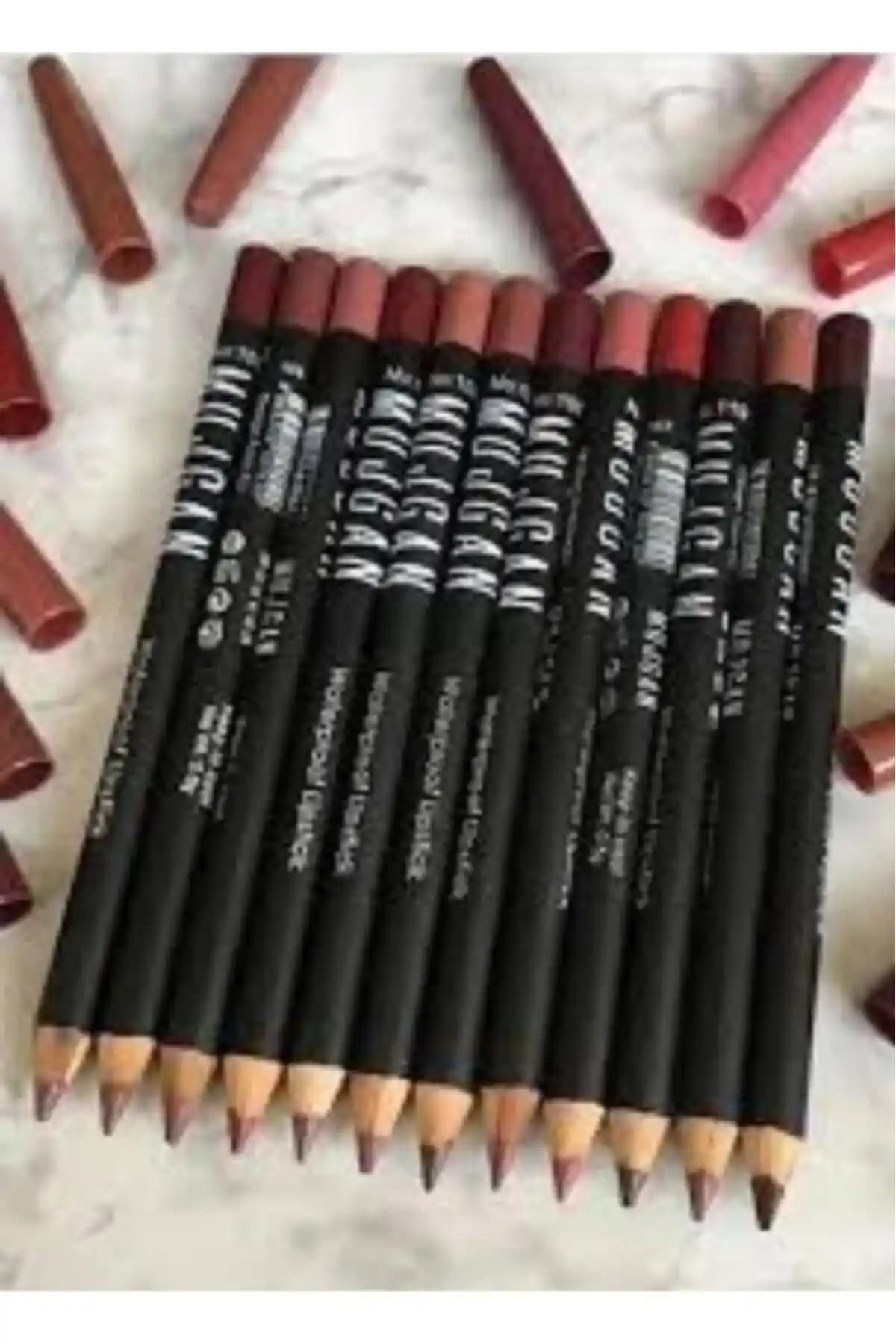 MUJGAN 12'li Pastel Renk Dudak Kalemi Seti ile Doğal ve Canlı Dudak Makyajı Deneyimi