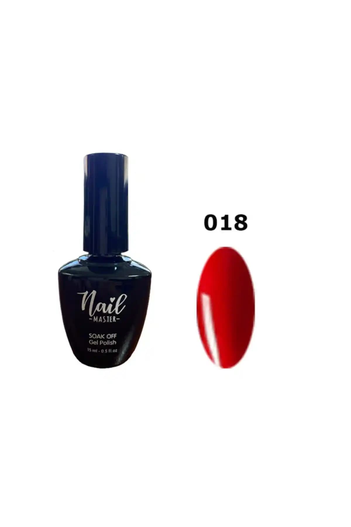 Nail Master Kalıcı Oje 15ml Koyu Kırmızı - Uzun Süre Dayanıklı ve Canlı Renkli