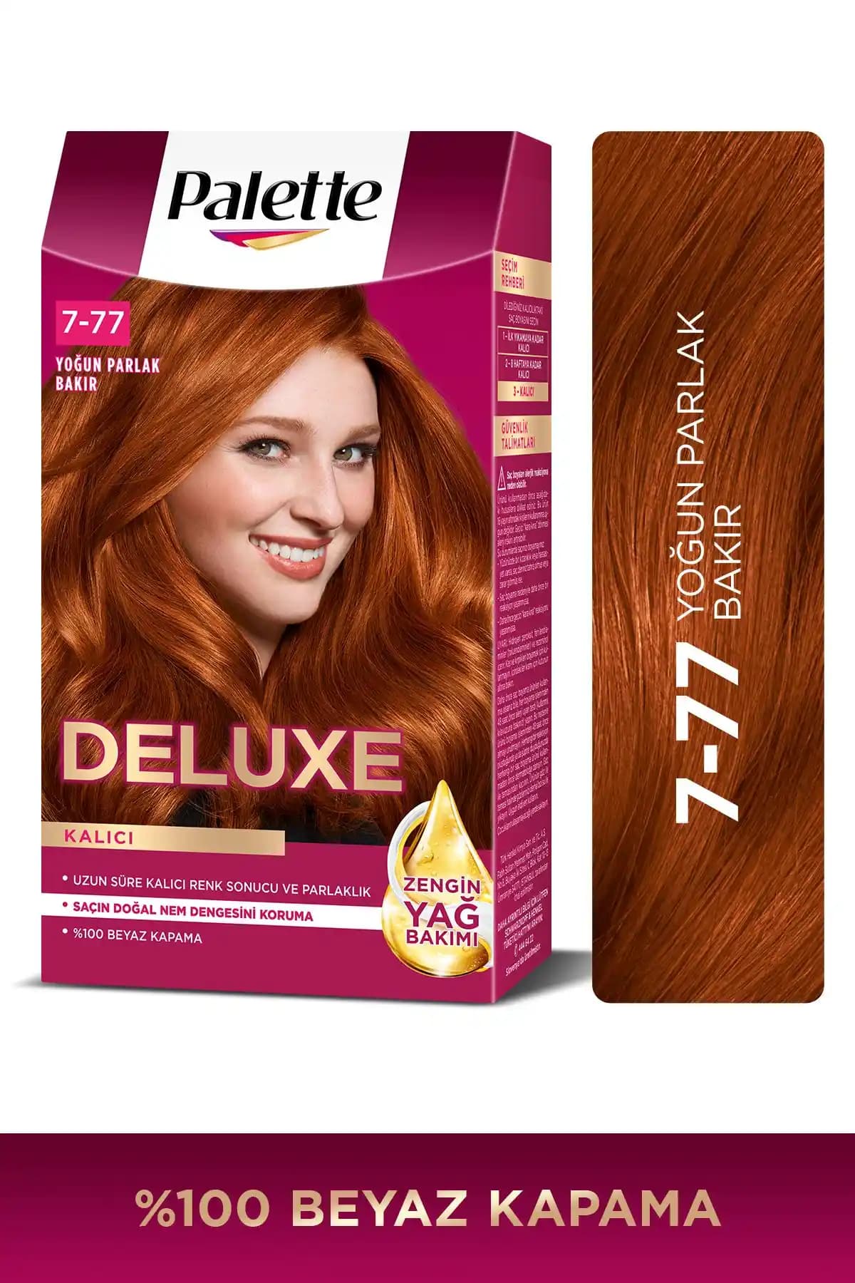 Palette Deluxe 7-77 Yoğun Parlak Bakır Saç Boyası Karşılaştırması ve Kullanıcı Yorumları