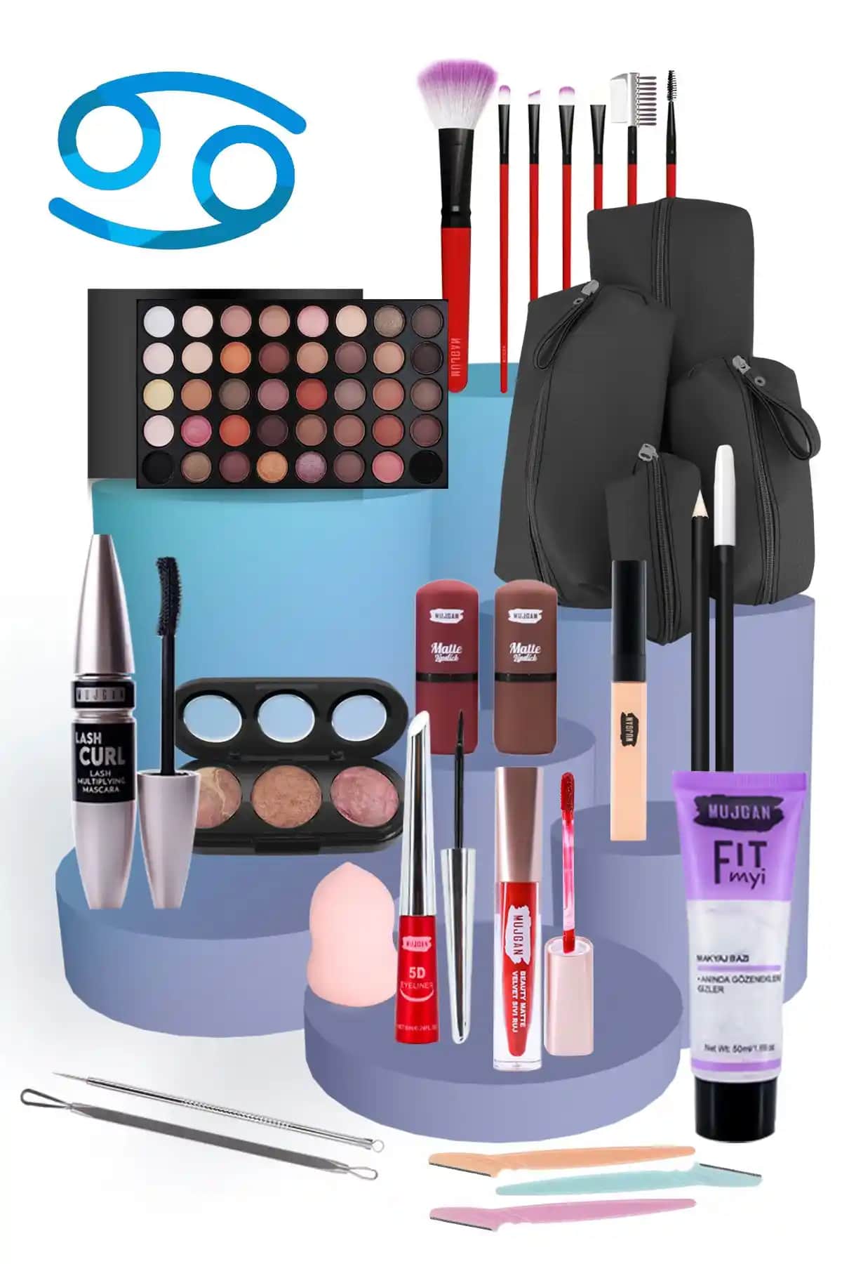 Yengeç Burçlarına Özel Makyaj Seti İncelemesi ve Detaylar