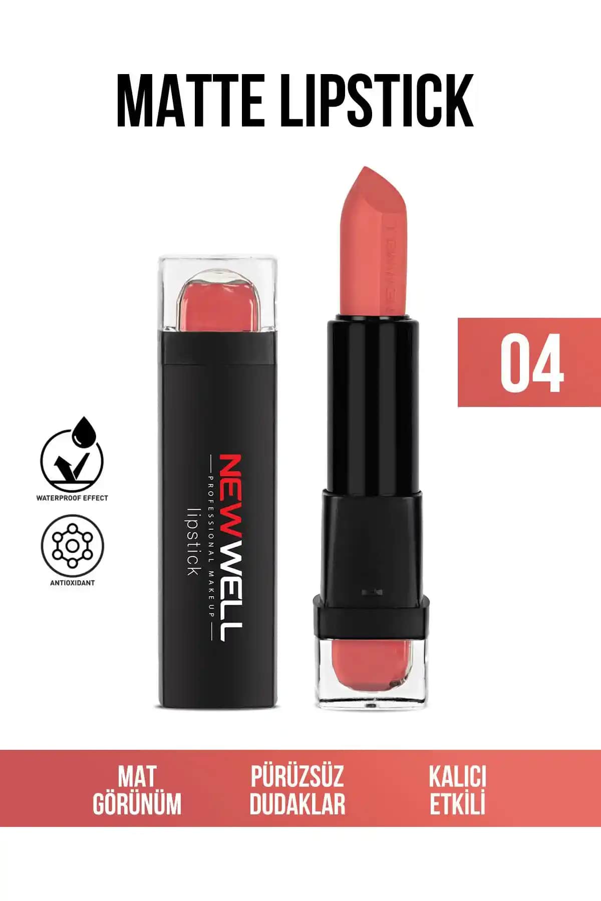 New Well Lipstick 04 ve 06 Karşılaştırması: Renk, Kalıcılık ve Kullanım Özellikleri