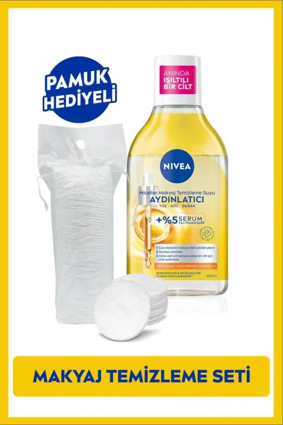 NIVEA Ay<dı>nlatıcı Micellar Makyaj Temizleme Suyu ile Parlak ve Sağlıklı Cilt Bakımı