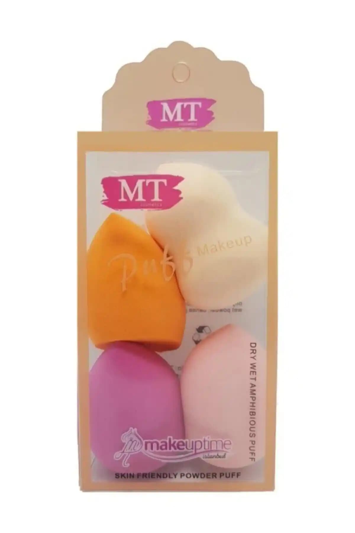 Makeuptime Soft Mt Armut Süngerleri: Renkli, Yuvarlak ve Pratik Makyaj Süngeri Seti