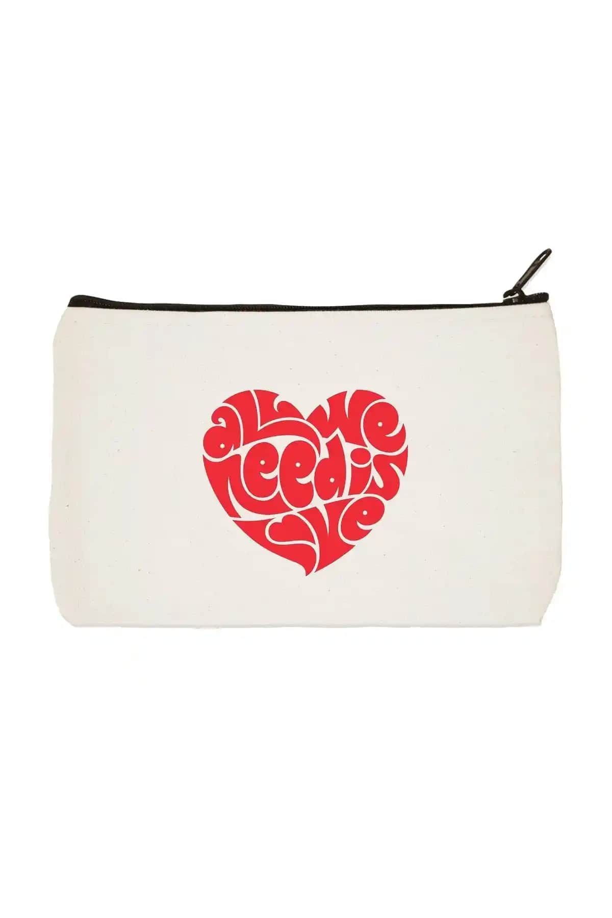 Daystore All We Need Is Love Kalemlik ve Makyaj Çantası - Şık ve Pratik Tasarım