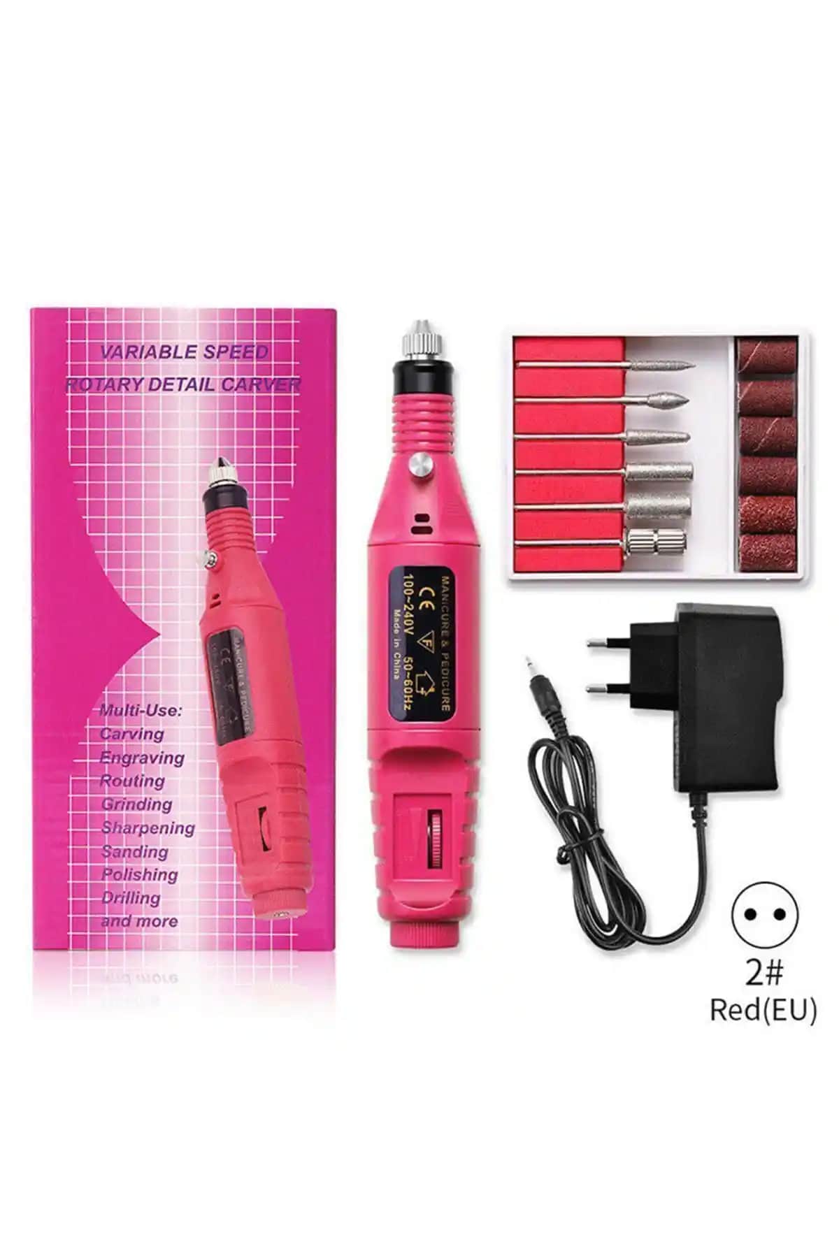 ZELOTES Elektrikli Manikür Pedikür Törpüsü: Çok Yönlü ve Yüksek Performanslı Tırnak Bakım Cihazı