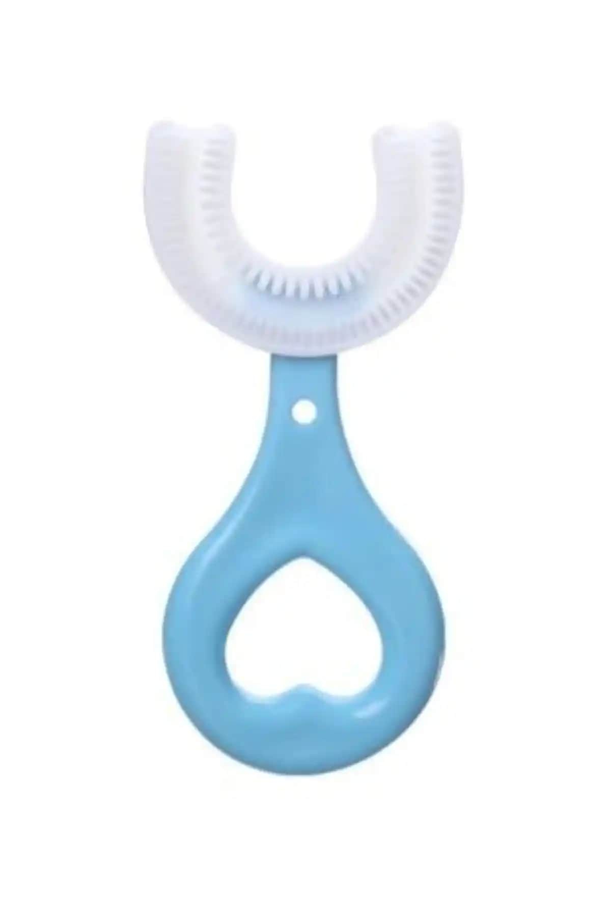Çocuklar İçin Güvenli ve Ergonomik U Tipi Çocuk Diş Fırçası 0-6 Yaş için uygun tasarım ve kullanım kolaylığı
