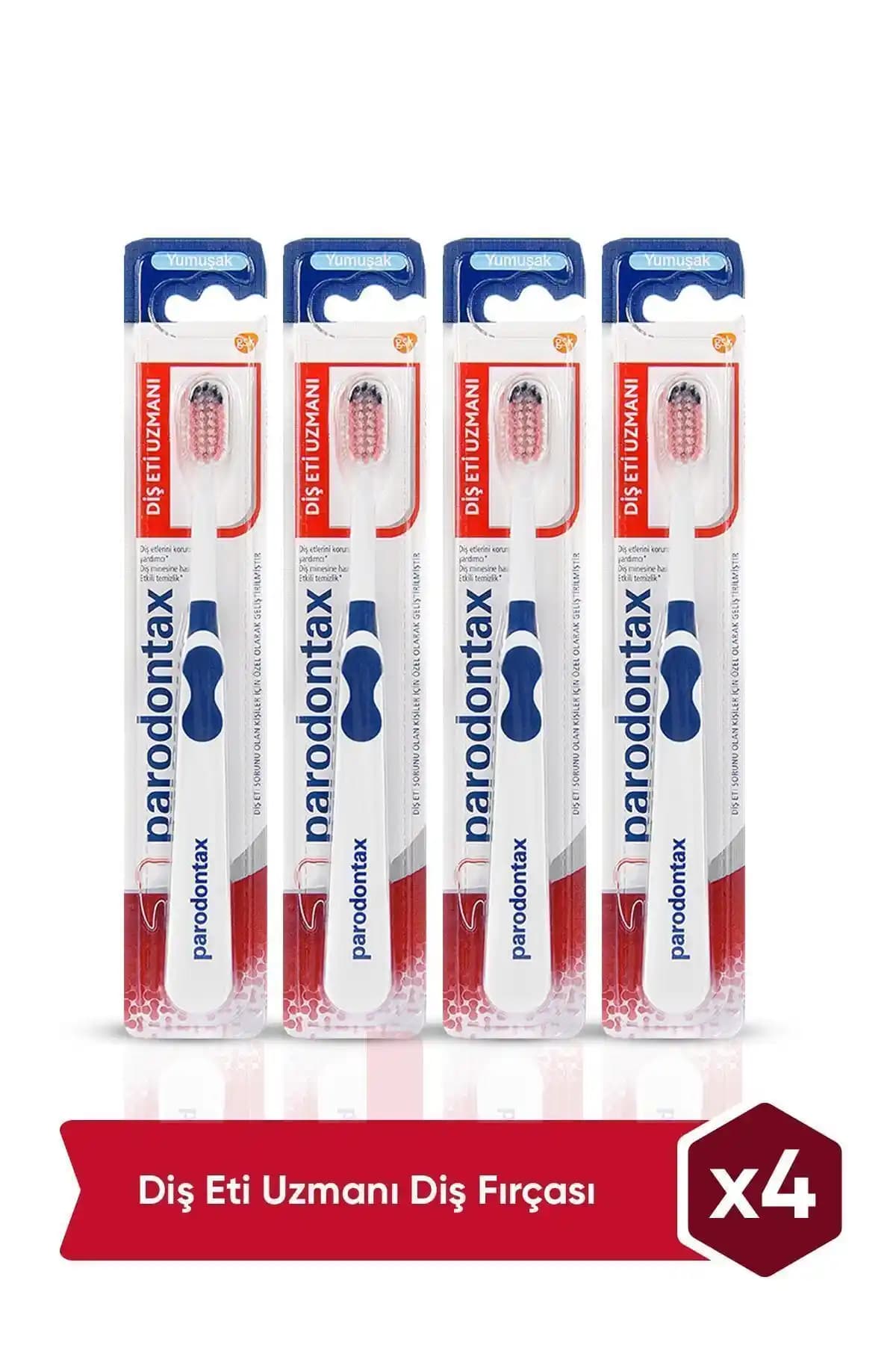 Parodontax Diş Eti Uzmanı Diş Fırçası 4'lü Paket: Diş ve Diş Eti Sağlığını Destekleyen Ürün