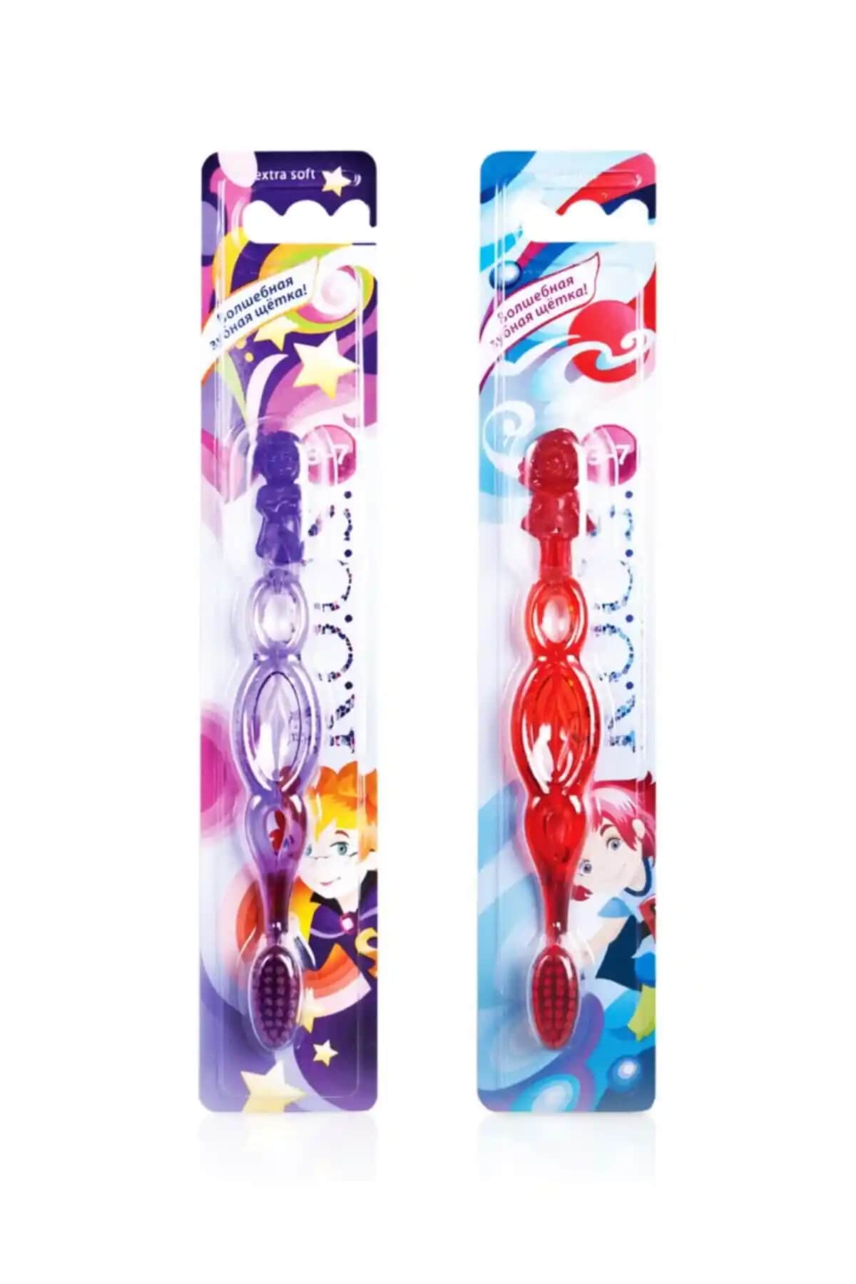 R.O.C.S. Kids 3-7 Yaş Çocuklar İçin Güvenli ve Renkli Yumuşak Kıllı Diş Fırçası