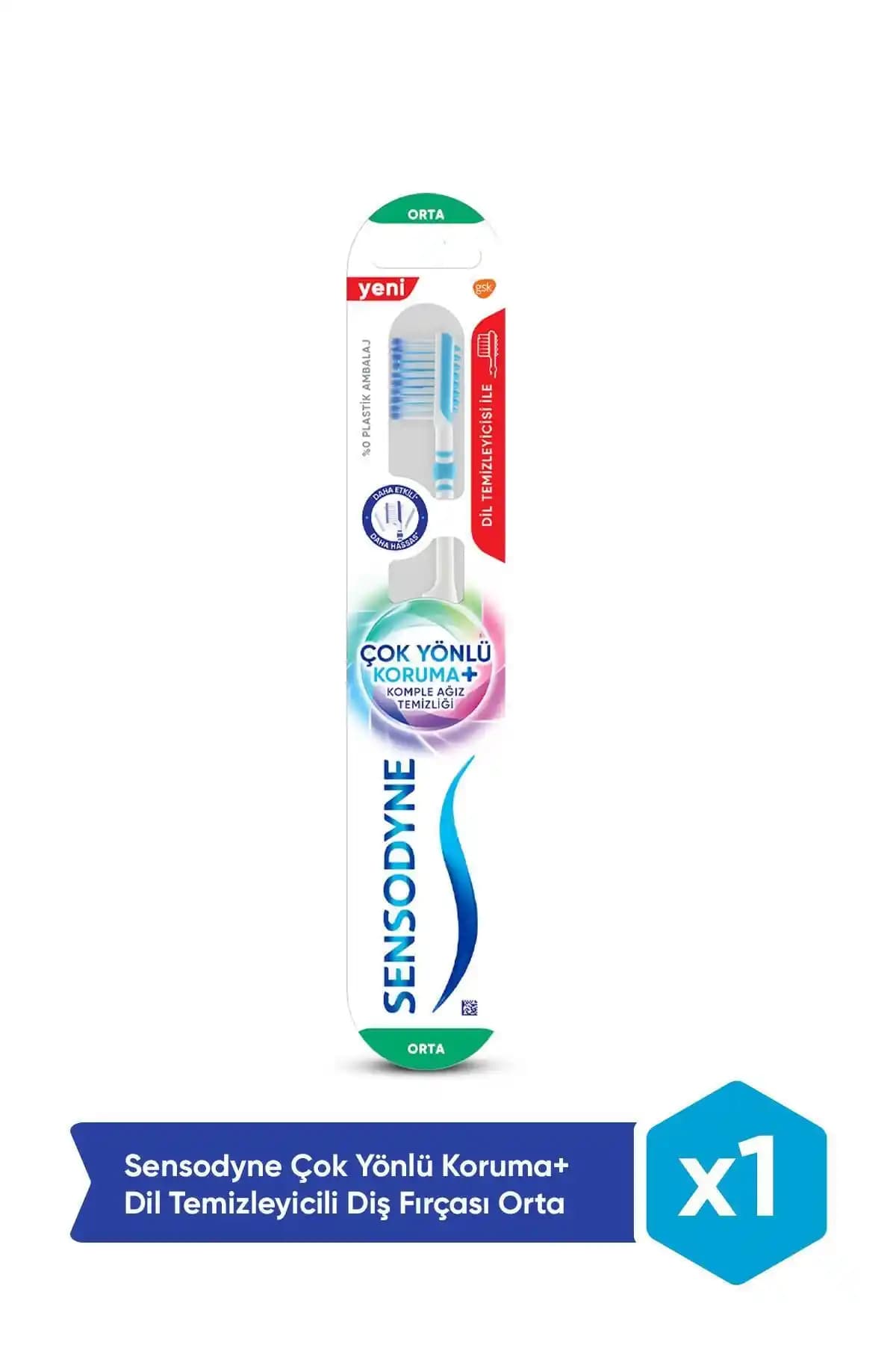 Sensodyne Çok Yönlü Koruma Dil Temizleyicili Diş Fırçası Orta Sertlik Özellikleri ve Kullanım Avantajları