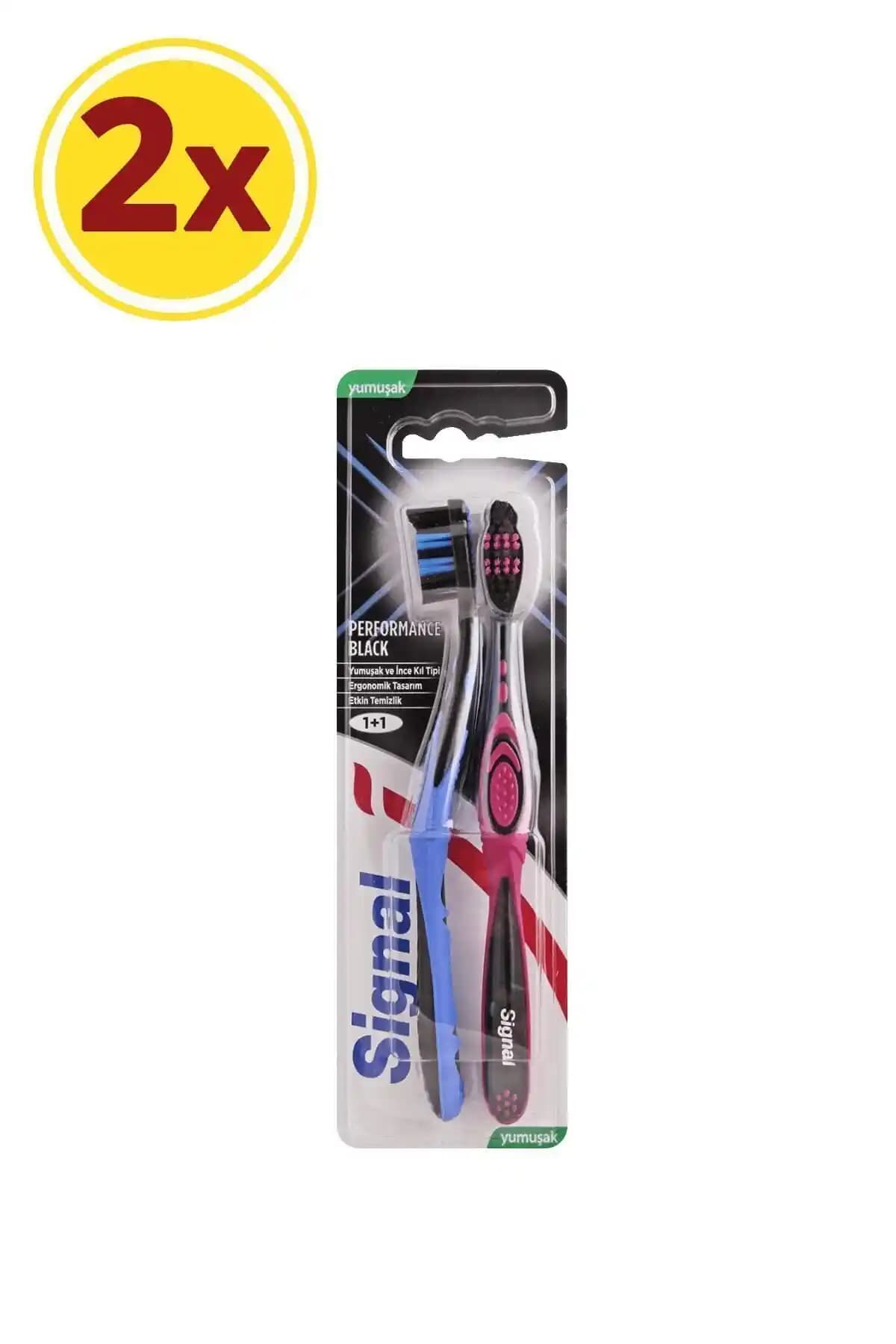 Signal Diş Fırçası Performans Black ile etkili ve hassas ağız temizliği sağlama