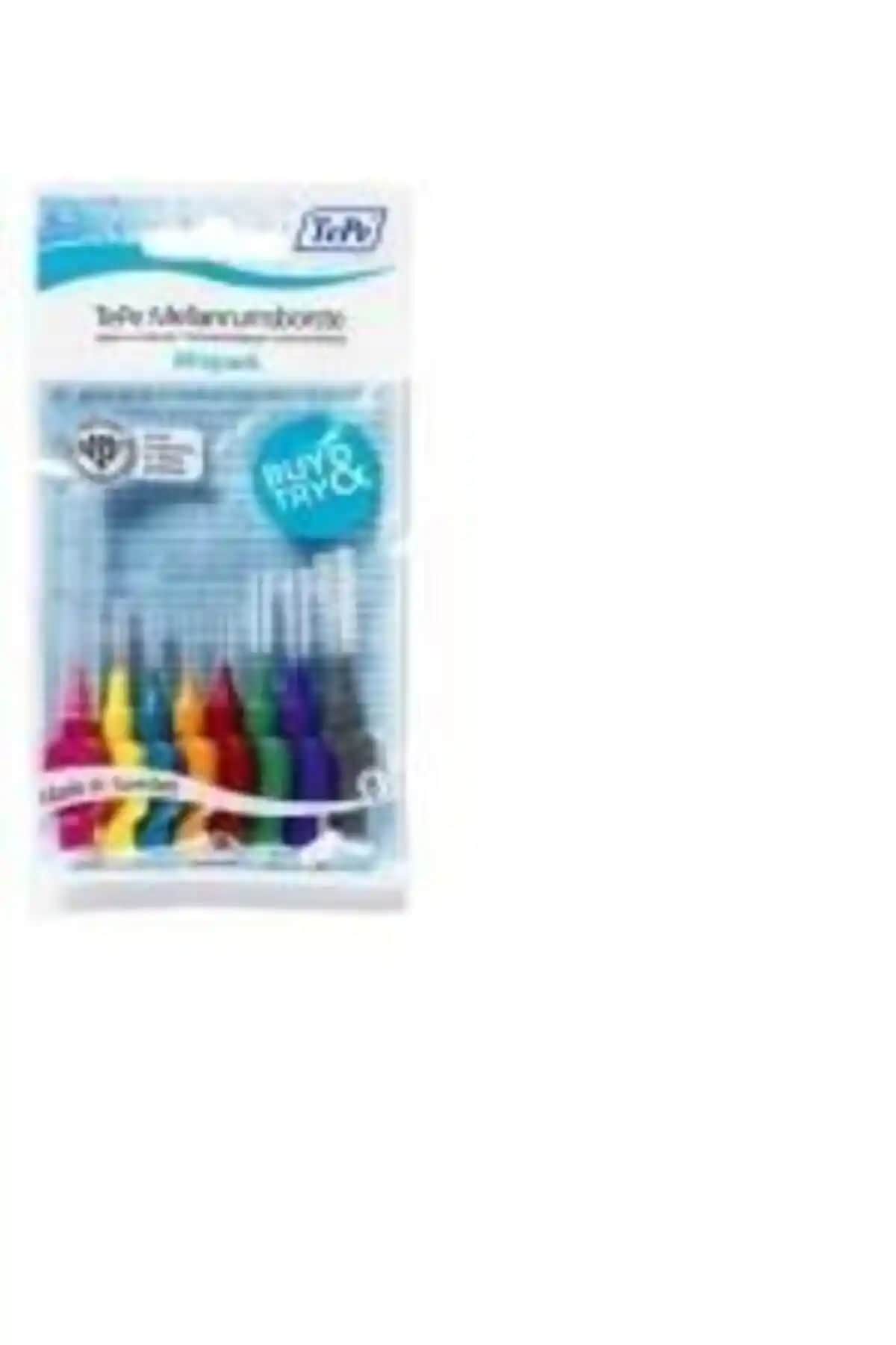 TePe Arayüz Fırçası 8'li Karışık Renkler ile Diş Temizliği ve Ağız Hijyeni Çözümü