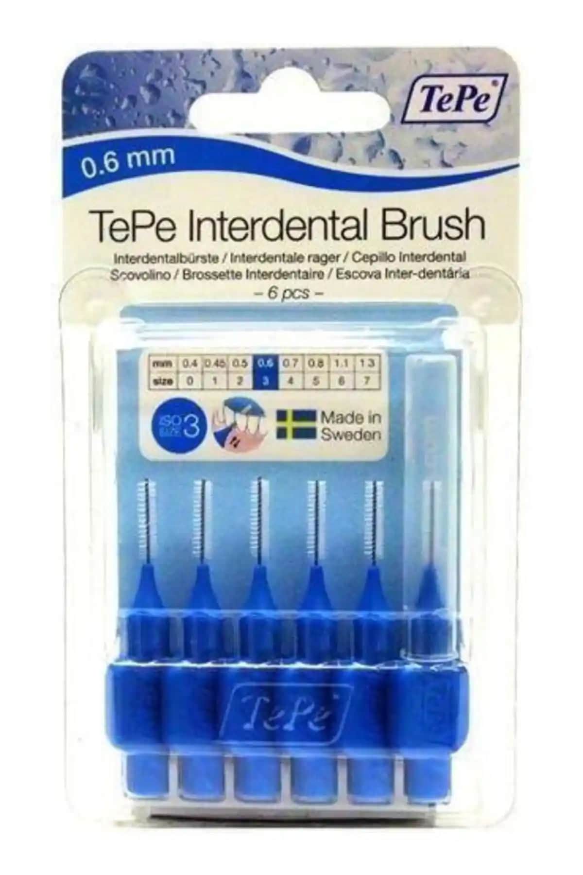 TePe Blisterli Arayüz Fırçası 6’lı Mavi: Hassas ve Etkili Diş Temizliği İçin Uygun Çözüm